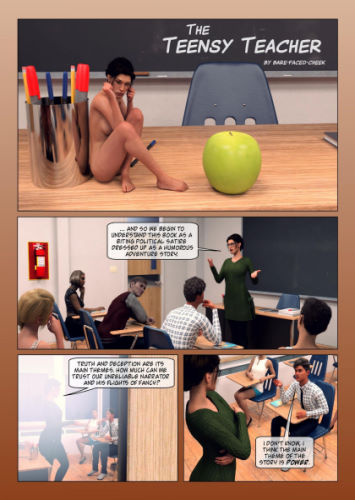 BareFacedCheek – The Teensy Teacher 1